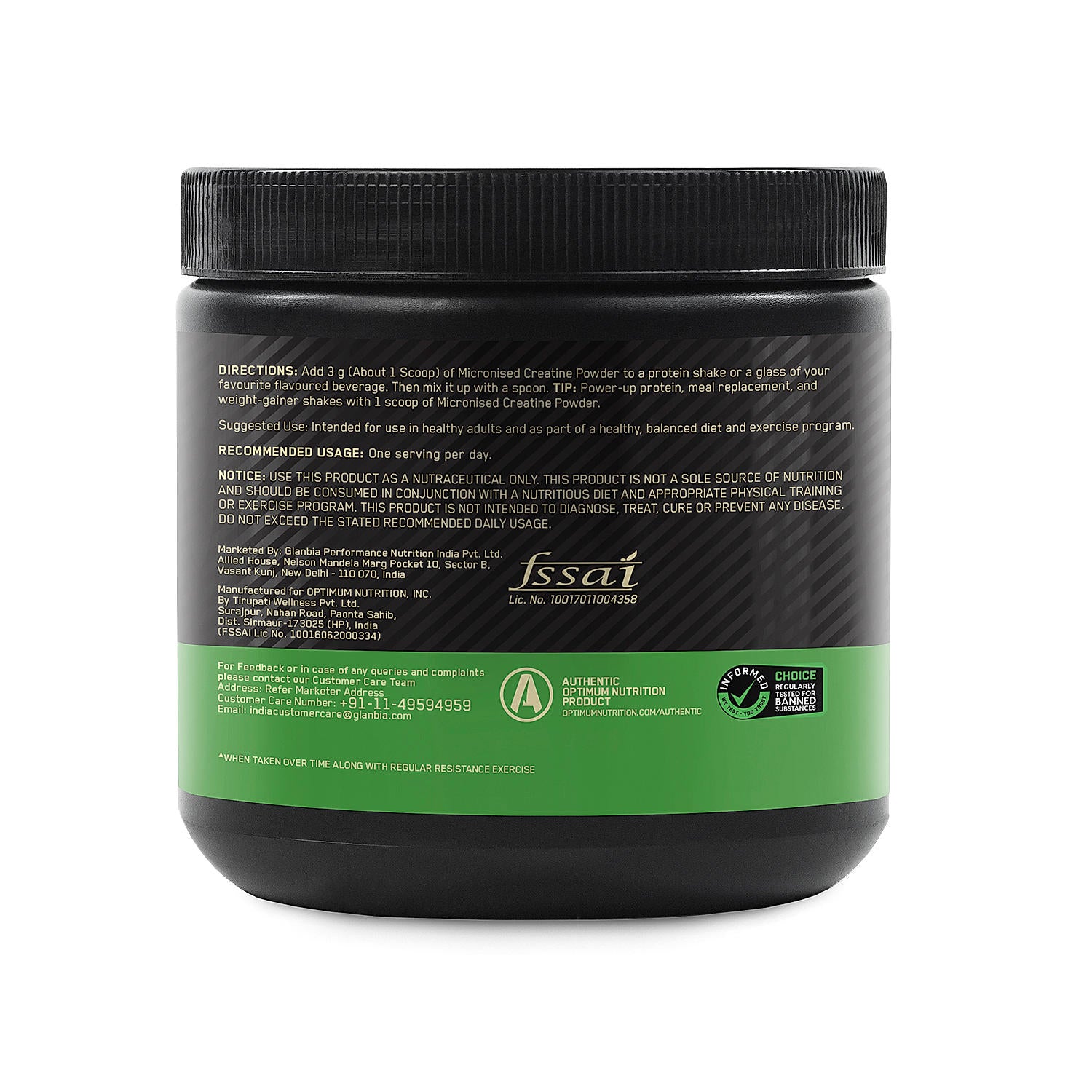 ON Creatine