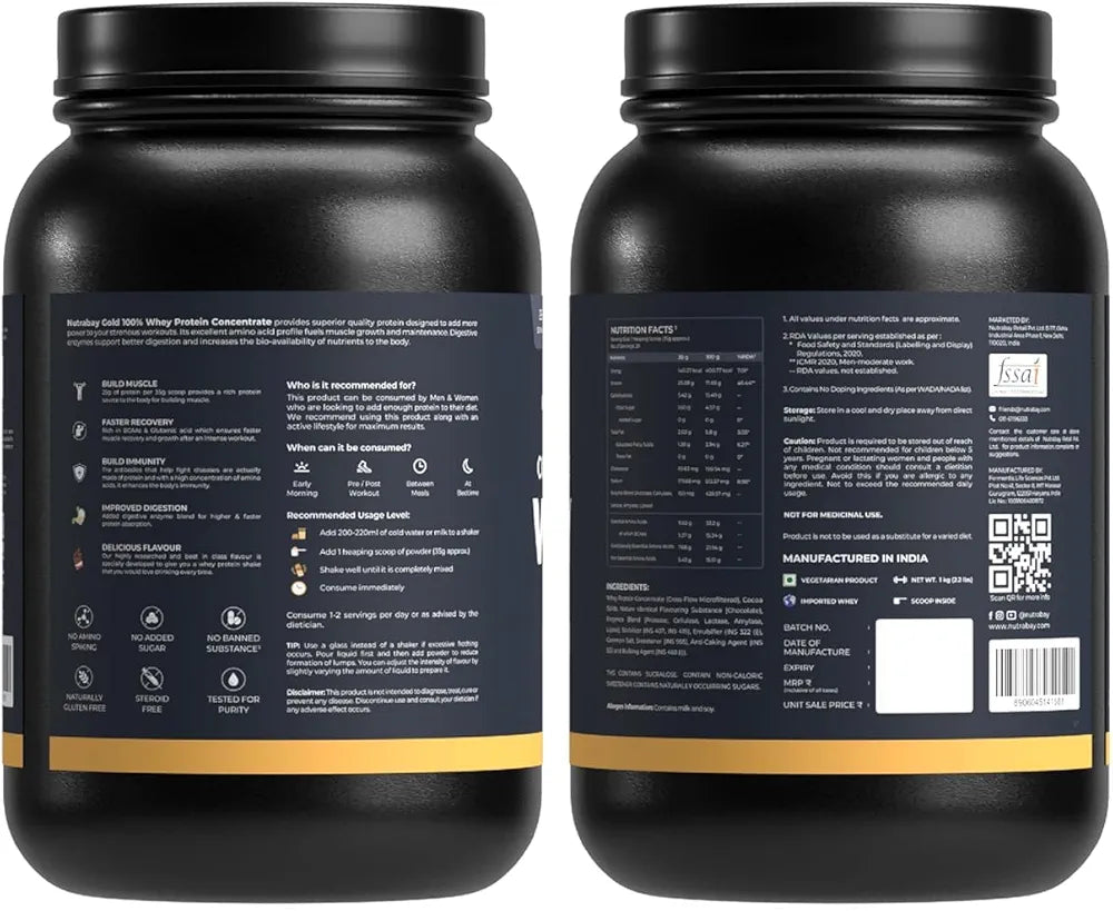 Nutrabay Concentrate Whey Protein