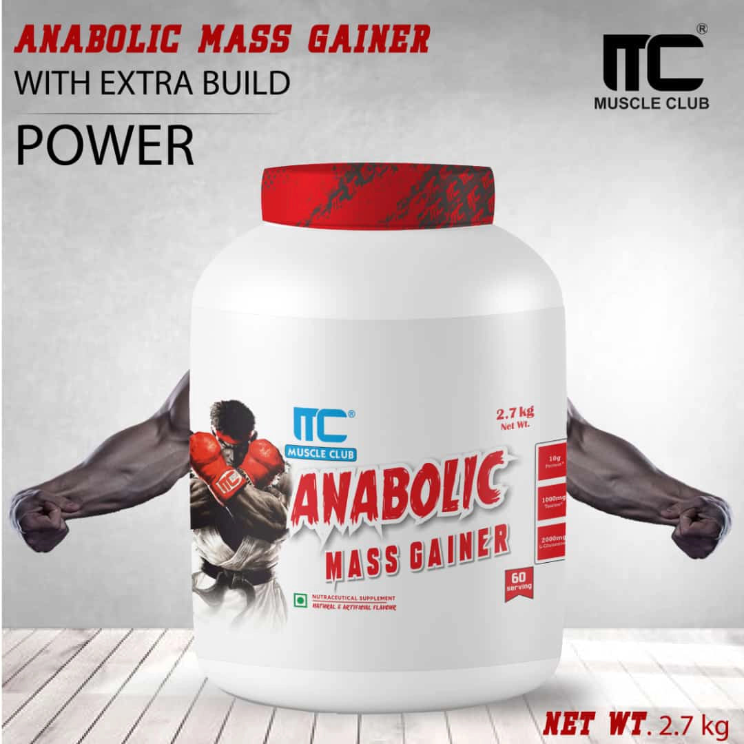 Anabolic Mass Gainer With Extra Build by Limitless Nutritions – High-calorie formula for muscle growth.