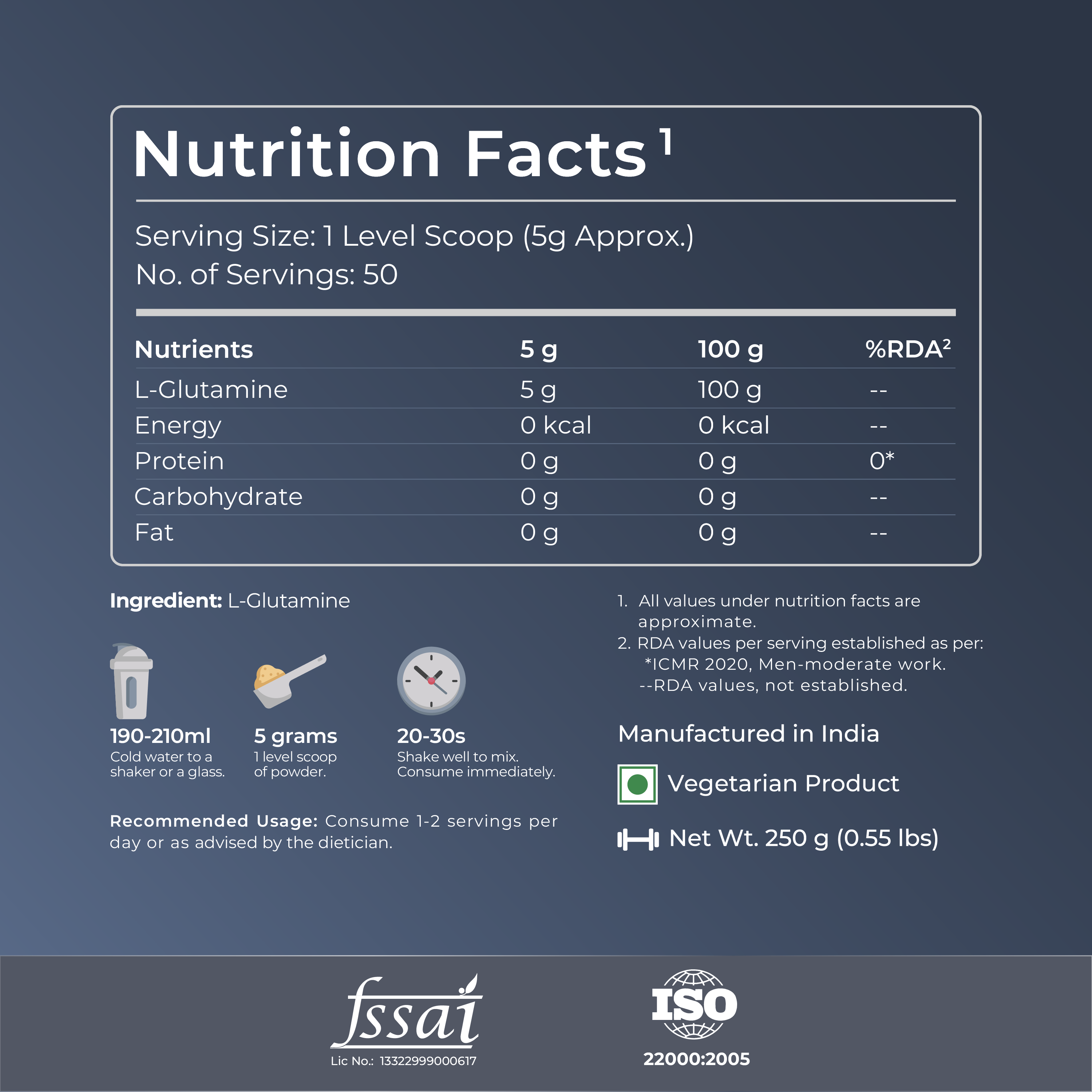 Nutrabay 100% Glutamine