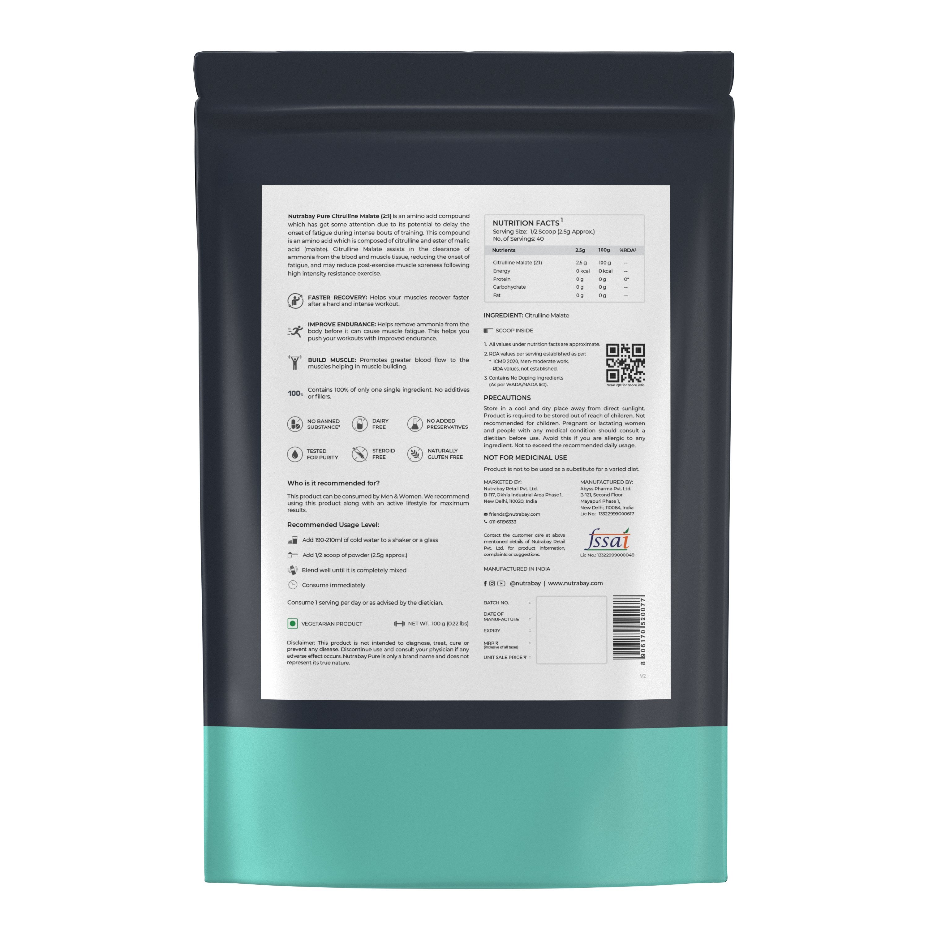 Nutrabay Citrulline Malate