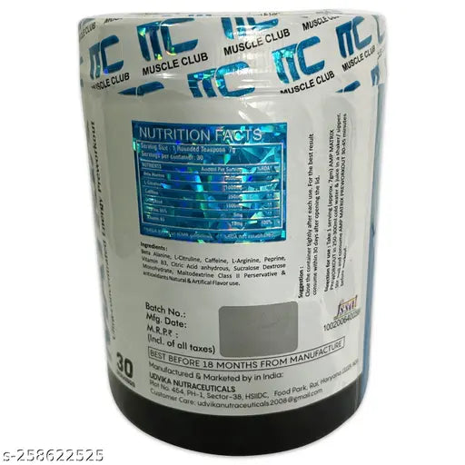 Muscle Club Pre-Workout Powder – Intense Workout Fuel