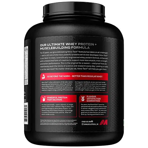 Muscletech Nitrotech whey protein