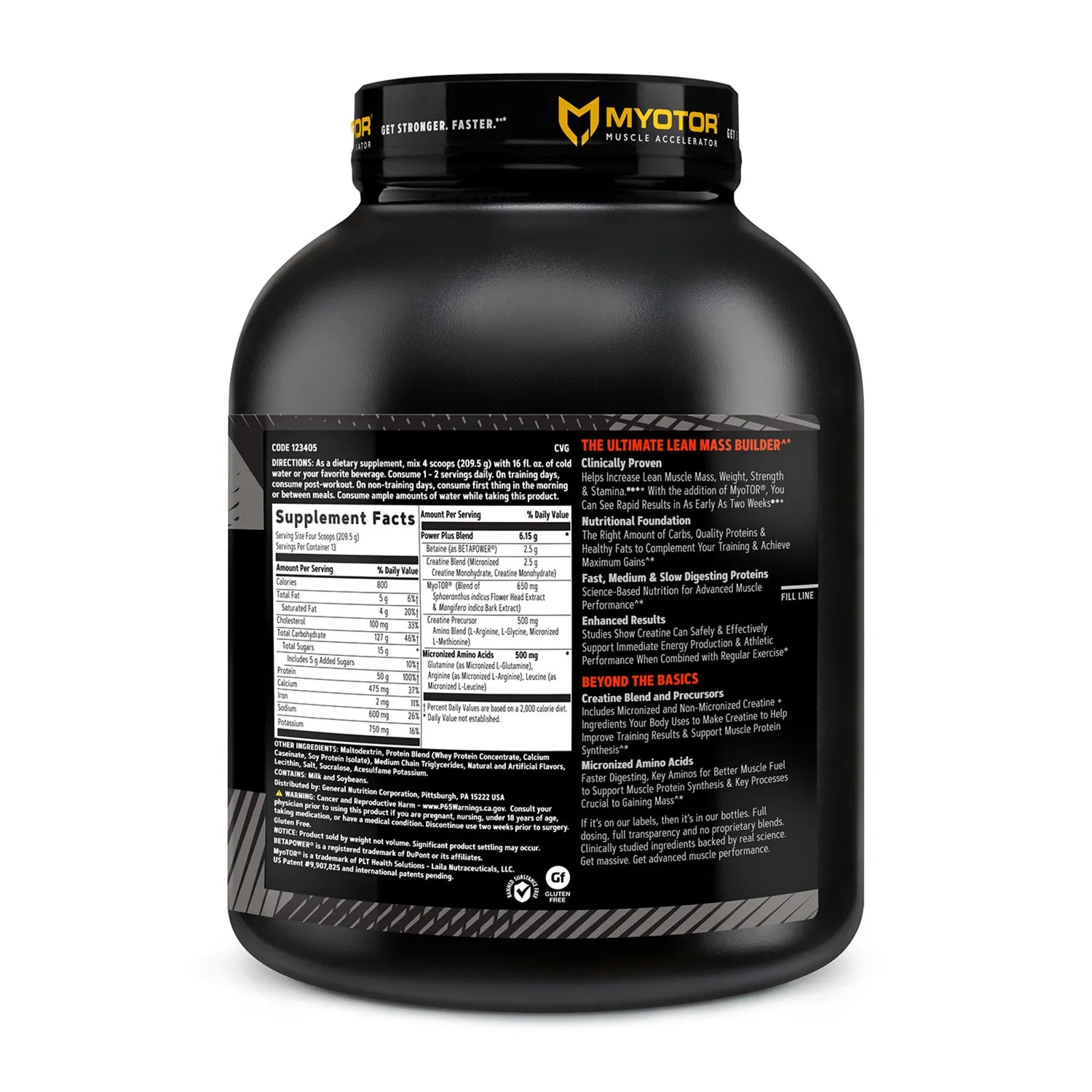 GNC Amp mass gainer