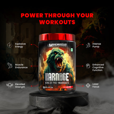 Big Muscles Karnage Pre-Workout – High-Intensity Energy Booster