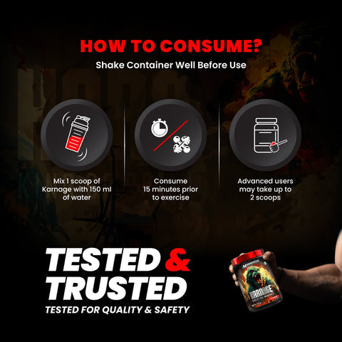 Powerful Pre-Workout Supplement – Big Muscles Karnage