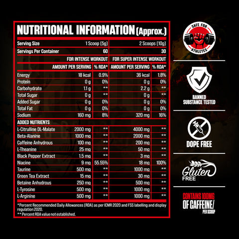 Big Muscles Karnage Pre-Workout – Perfect for Fitness Enthusiasts