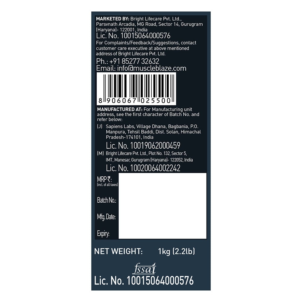 Muscle Blaze Whey Protein