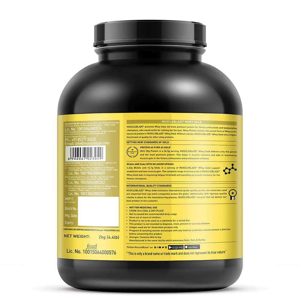 Muscle Blaze Whey Gold