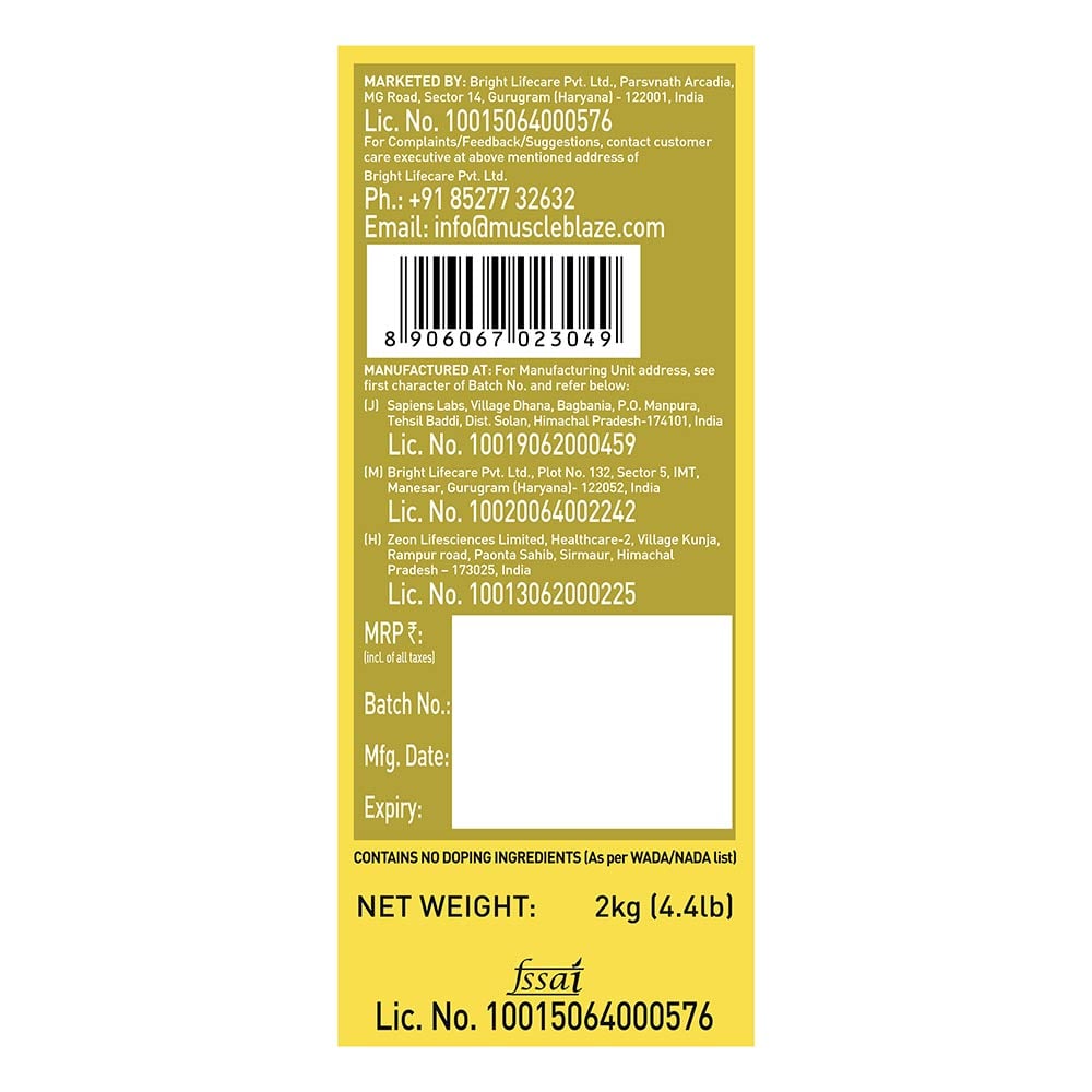 Muscle Blaze Whey Gold