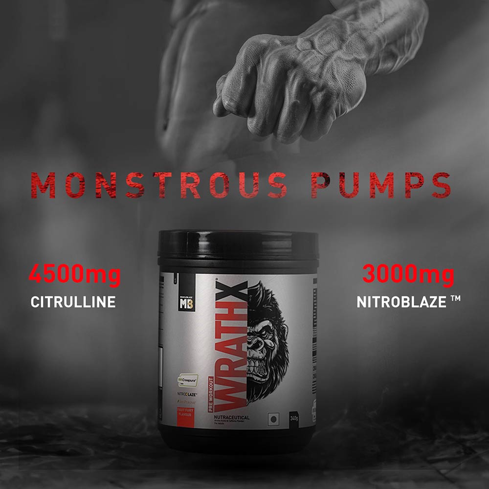 Muscle Rage Limitless Muscleblaze WRATHEX pre workout – limitlessnutritions.com
