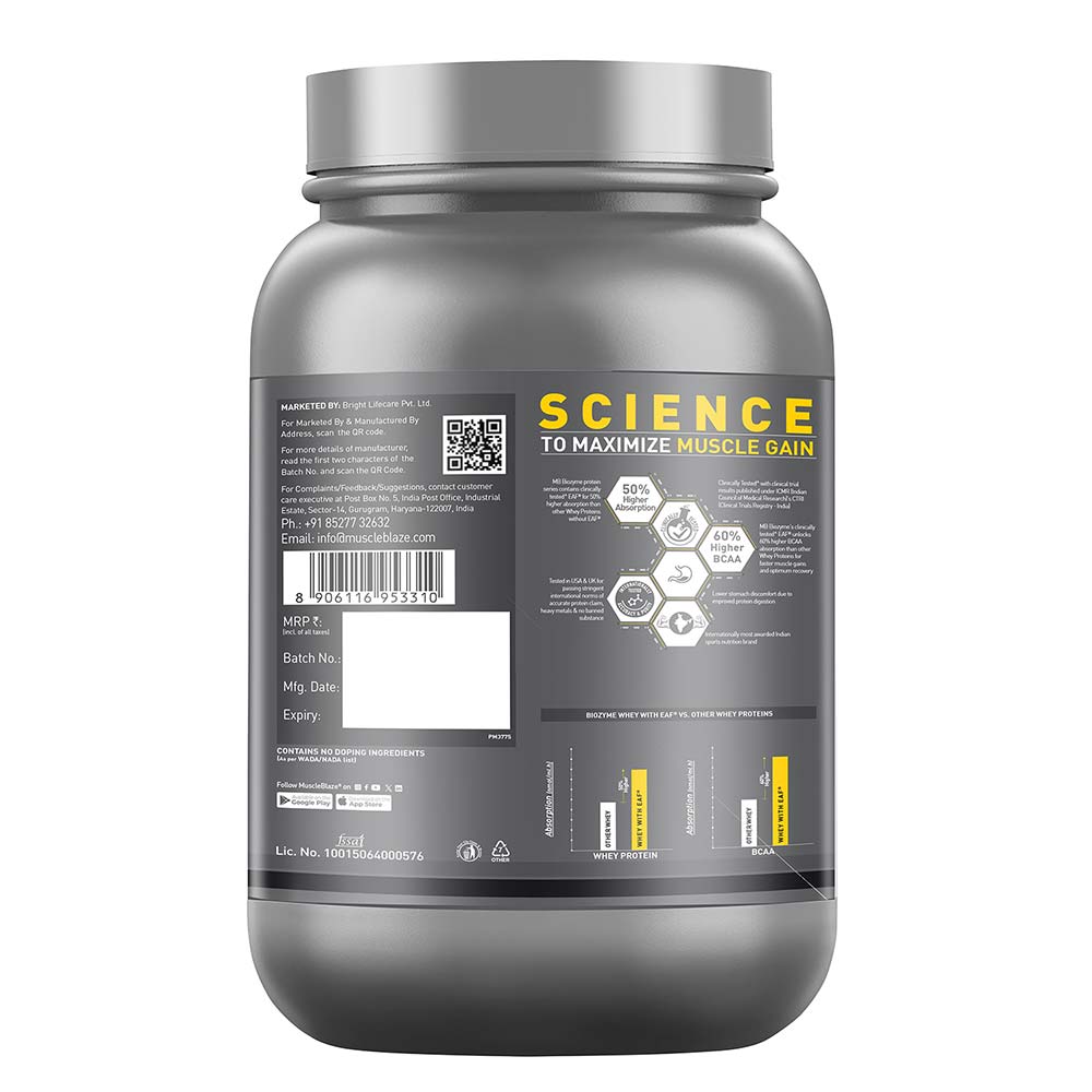 MUSCLEBLAZE BIOZYME PERFORMANCE WHEY