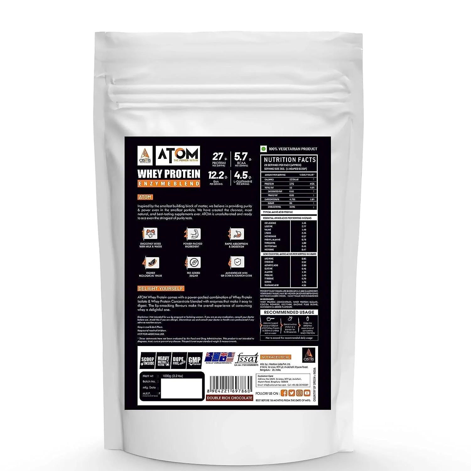 Atom whey protein